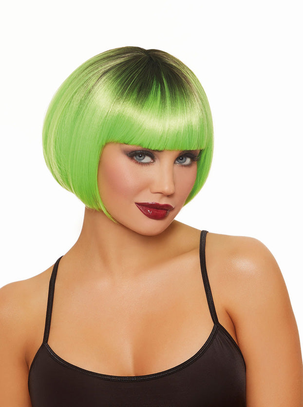 Dip Dye Short Bob Wig
