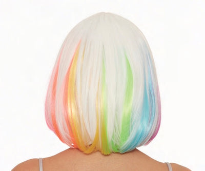 “Hidden Rainbow” Mid-Length Bob Wig