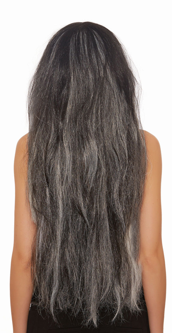 Haunted Black White Mix Wig