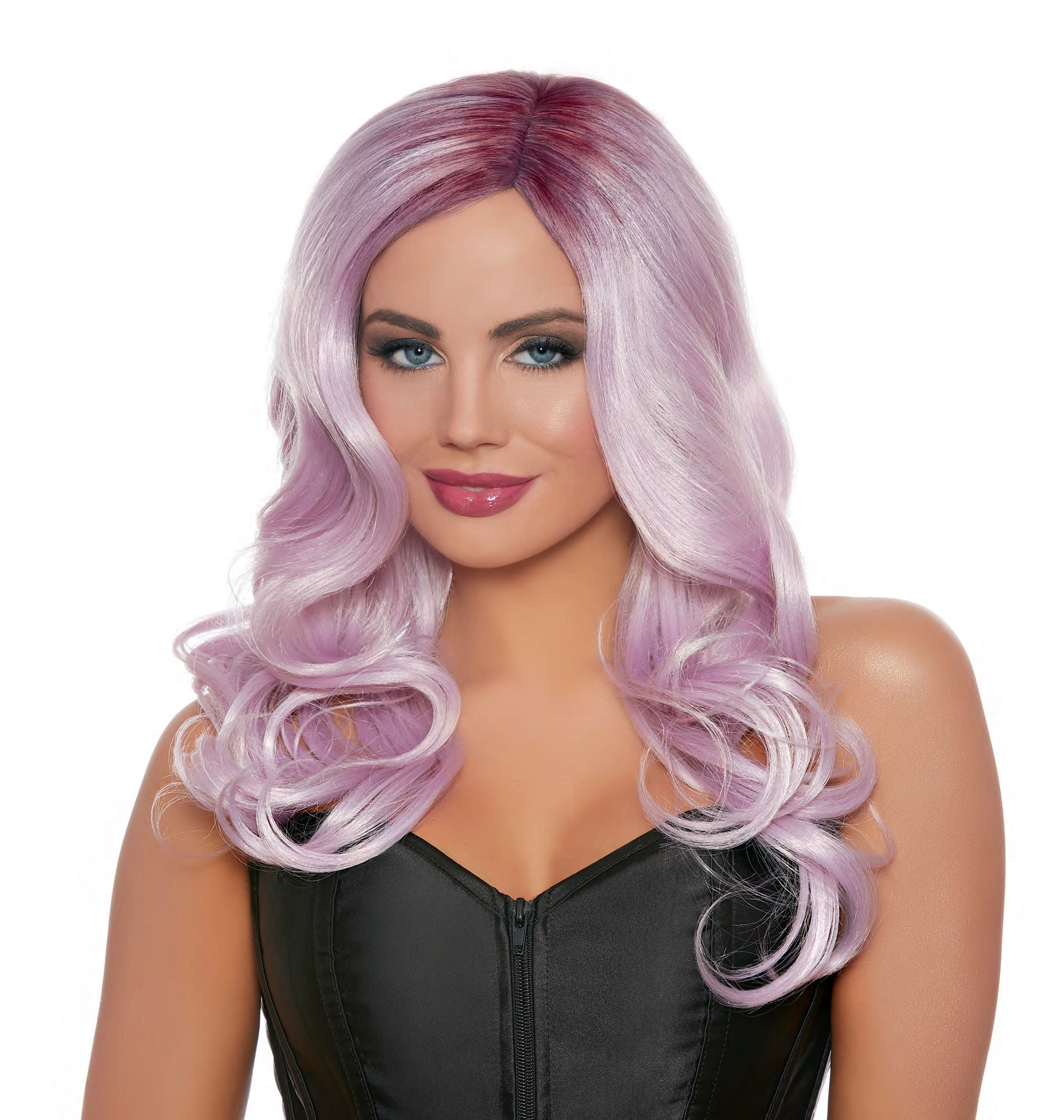 Dip Dye Long Wavy Wig