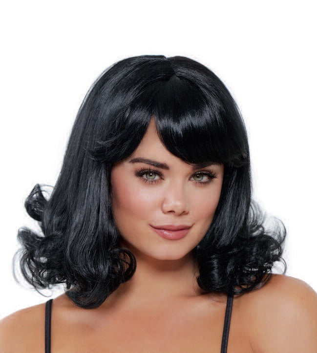 Mid-Length Curly Wig