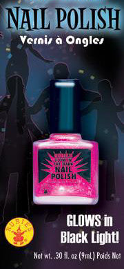 Black Light Nail Polish Pink