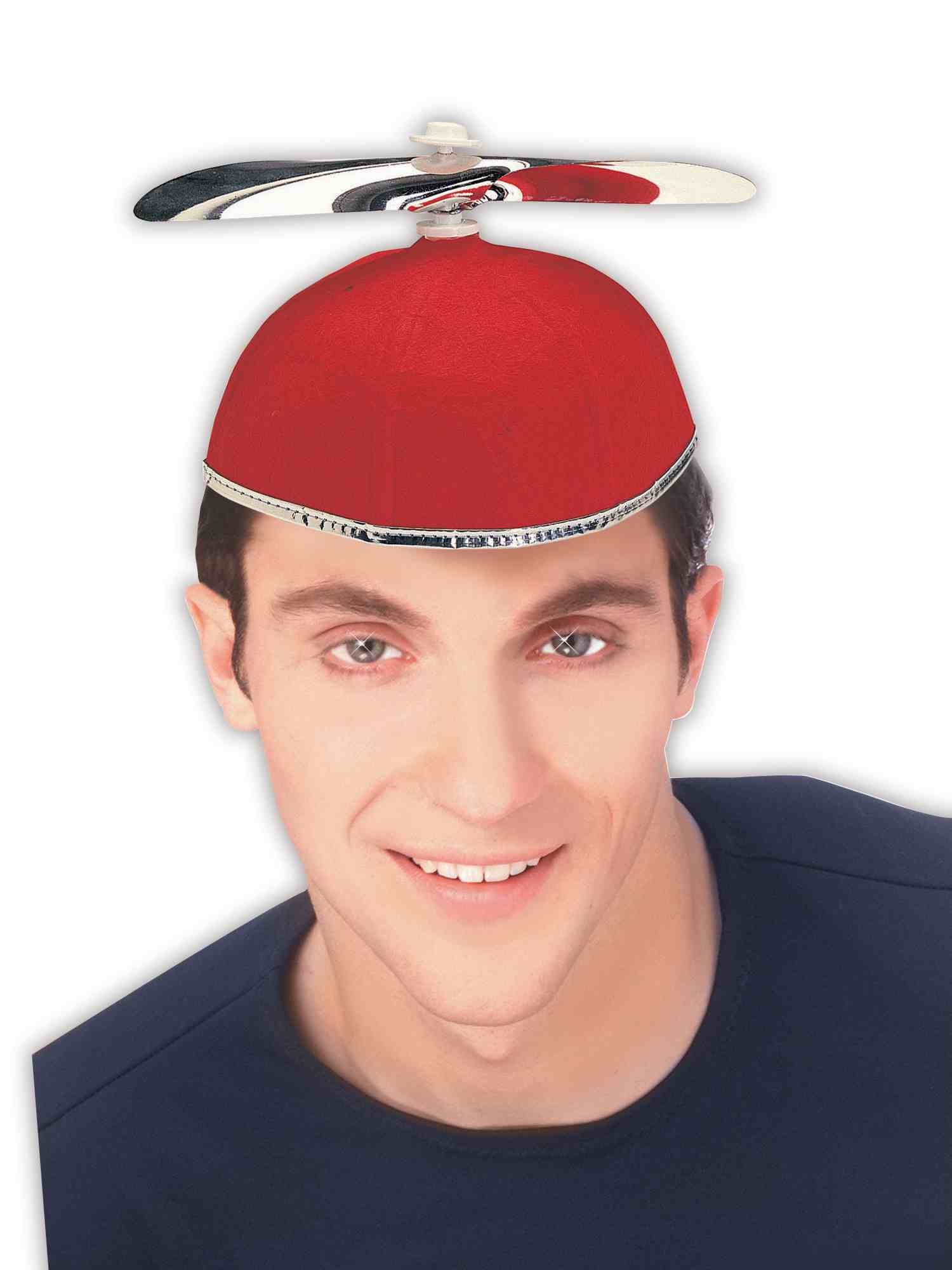 Propeller Beanie Hat Blue/Red