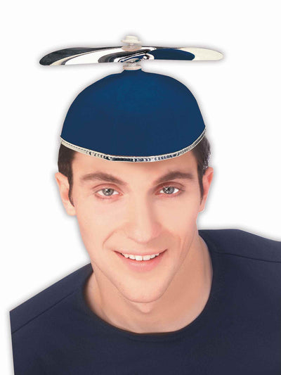 Propeller Beanie Hat Blue/Red