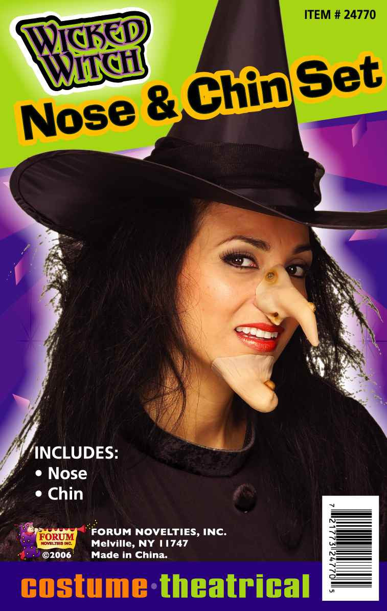 Witch Nose & Chin Set