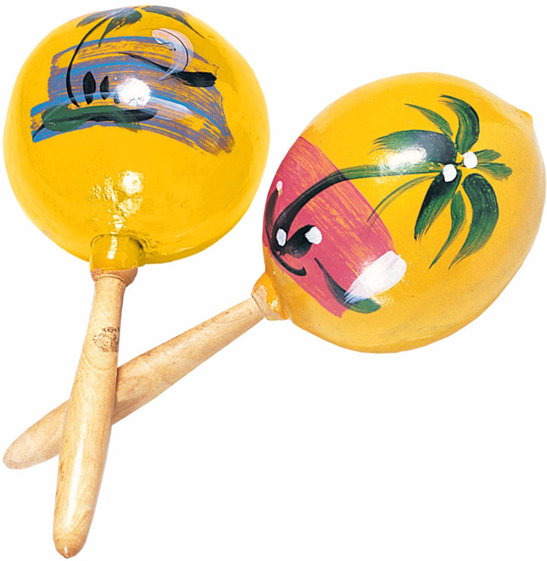 Wood Maracas Yellow