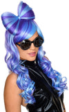 Bow This Way Wig Blue/Purple