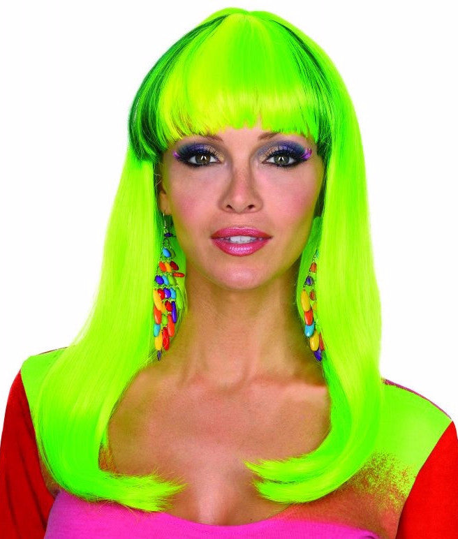 Party Hottie Wig Green