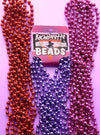 Bachelorette Beads Red Metallic