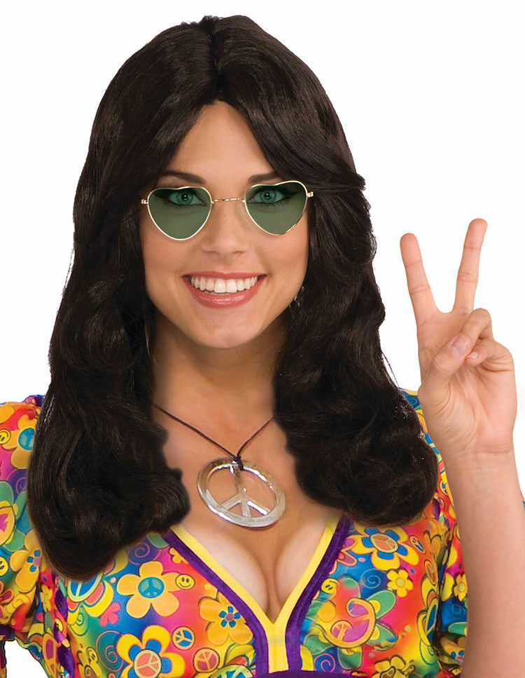 Hippie Flower Child Wig