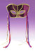 Carnival Purple Half Mask