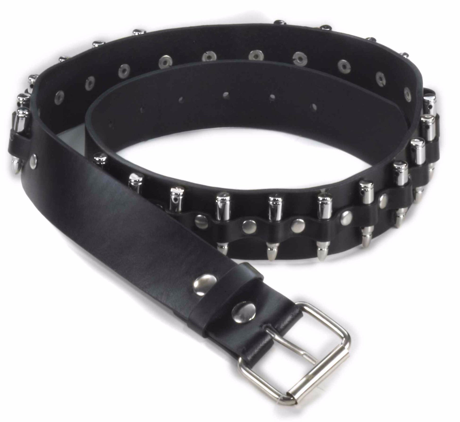 Punk Rock Silver Bullet Belt