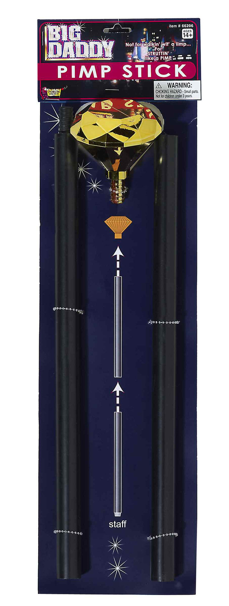 Big Daddy Pimp Stick Gold