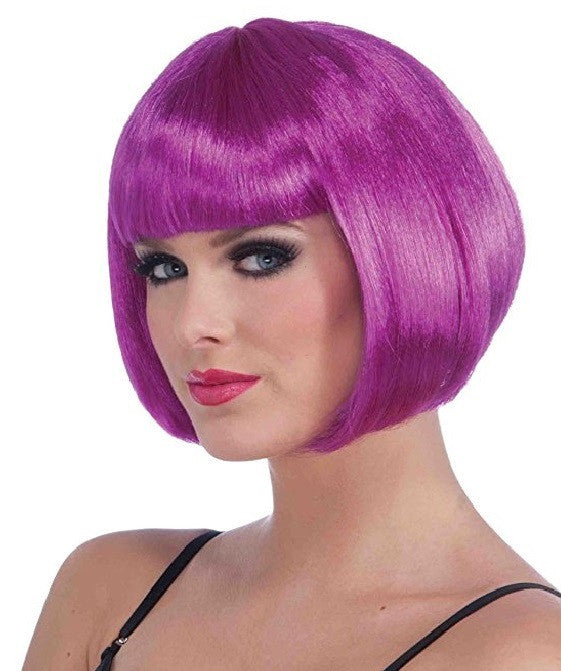 Bob Wig Neon Purple