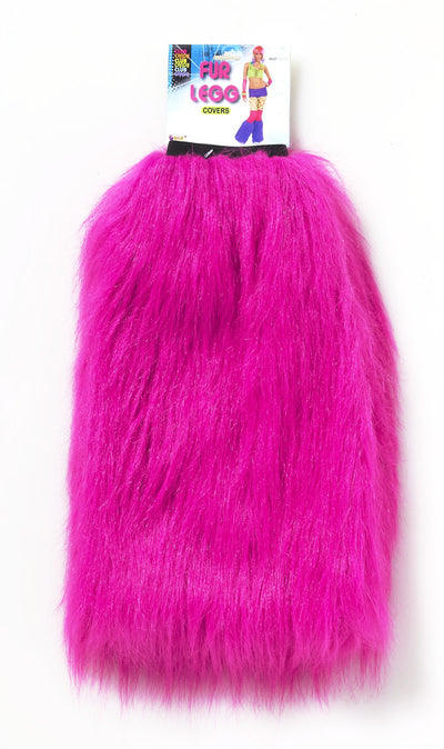 Club Candy Fur Leg Covers Pink