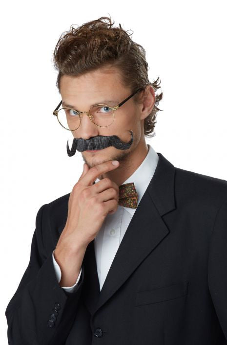 The Handlebar Moustache Black/Gray