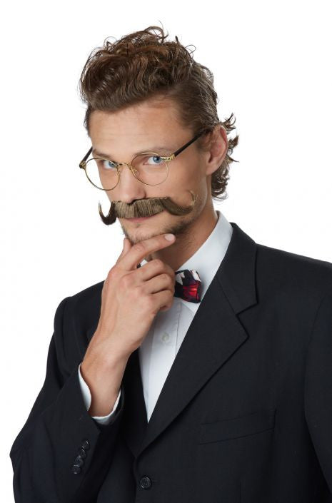The Handlebar Moustache Brown/Blonde
