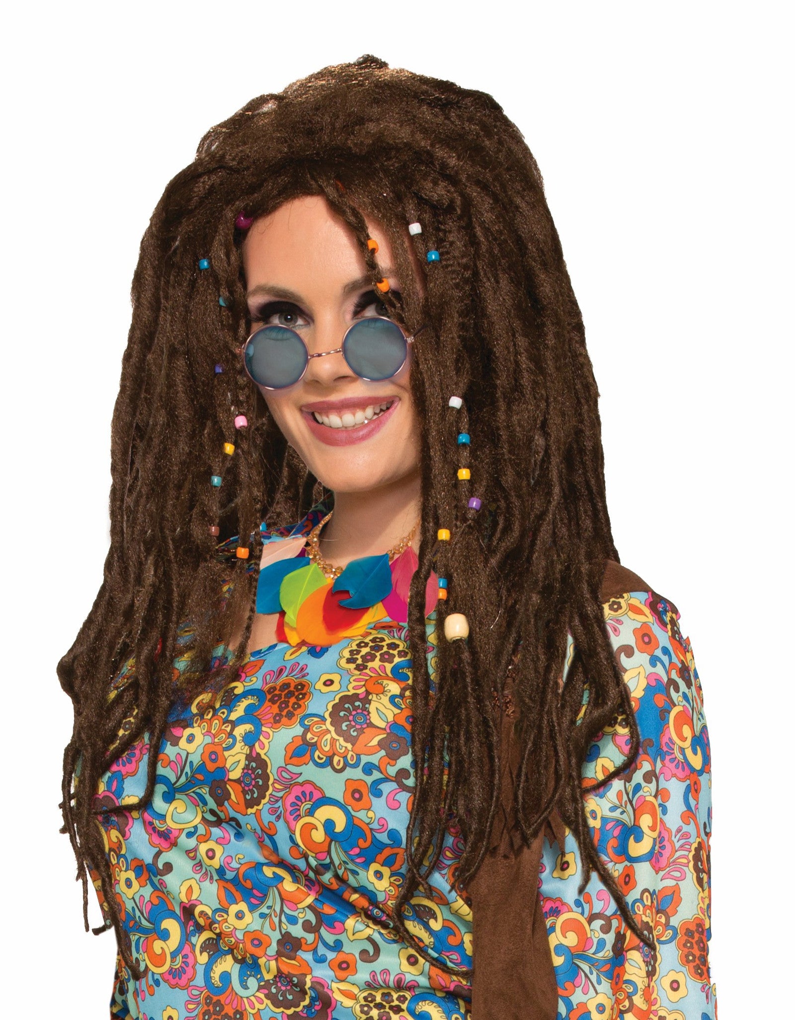 Hippie Dreads Wig Brown