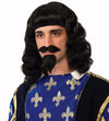 Musketeer Wig, Moustache and Goatee