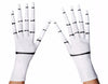 Jack Skellington Gloves White