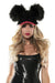 Mouse Fuzzy Hat Black