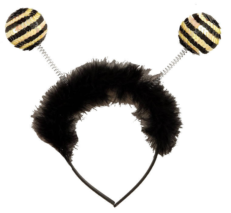 Sequin Bee Antenna Headband