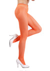 Nylon Fishnet Pantyhose Neon Orange