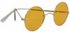 70's Round Glasses Orange