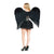 Black Feather Angel Wings