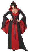 Hooded Robe Black/Red