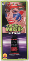 Red Glitter Gel Makeup