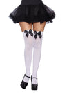 Bow Top Stockings White