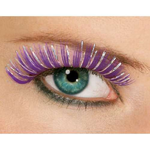 Hologram Eyelashes Purple