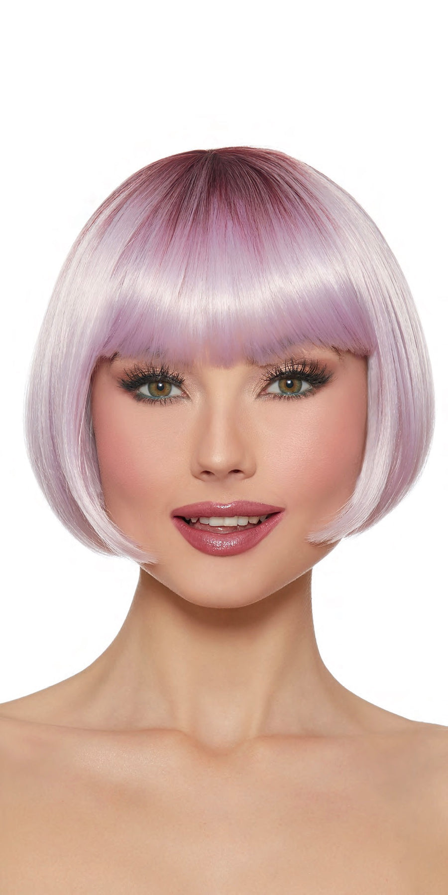 Dip Dye Short Bob Wig
