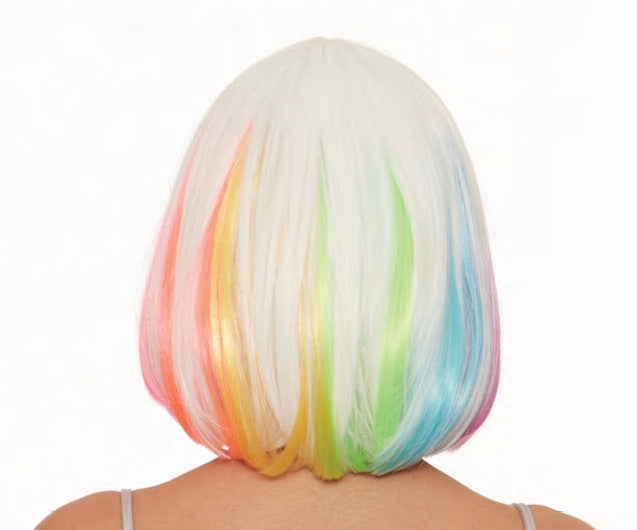 “Hidden Rainbow” Mid-Length Bob Wig