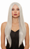 Gray White Mix Wig