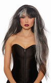 Haunted Black White Mix Wig