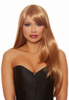 Long Layered Honey Brown Wig