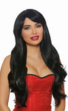 Long Wavy Black Wig