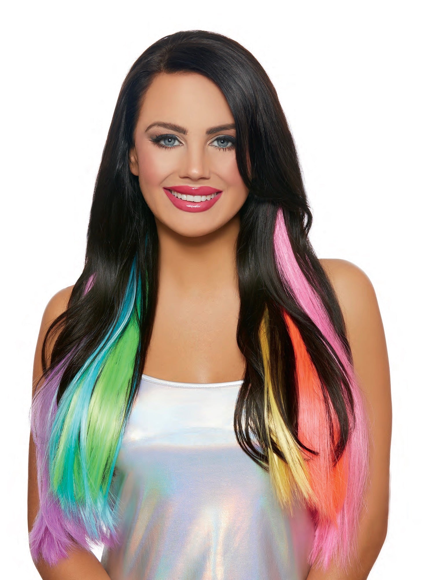 Long Straight Three-Piece Hair Extensions