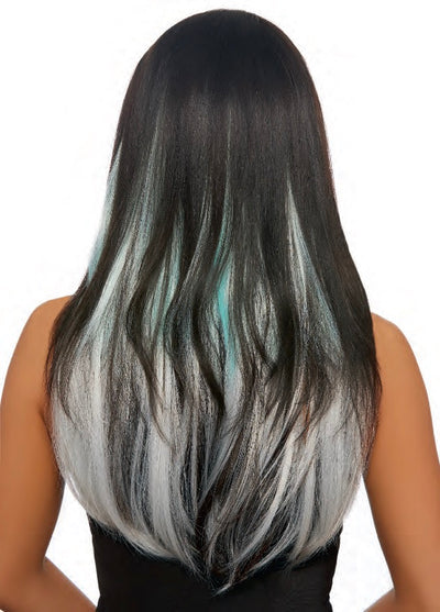 Long Straight Ombre' Three-Piece Hair Extensions