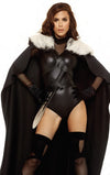 Black Cloak with Fur