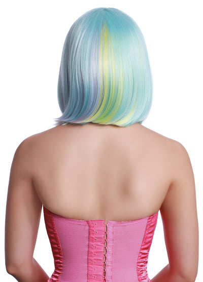 Hidden Rainbow Bob Wig