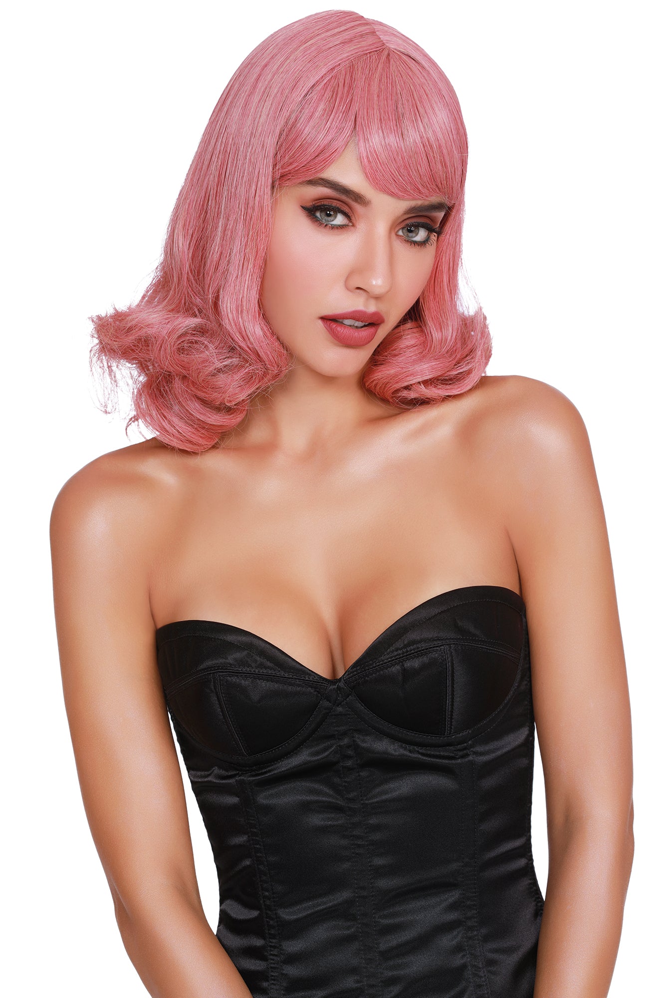 Bangs & Bottom Curl Wig