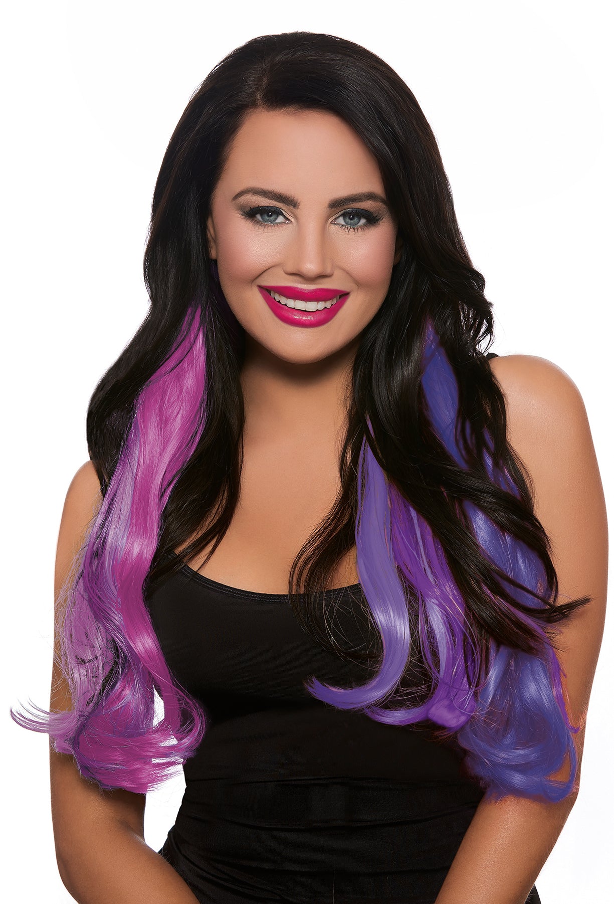 Magenta Hair Extensions