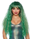 Extra Long Beach Wave with Bangs Wig