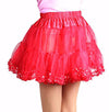 Chiffon Petticoat Sequin Dot Red