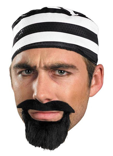 Prisoner Moustache and Beard