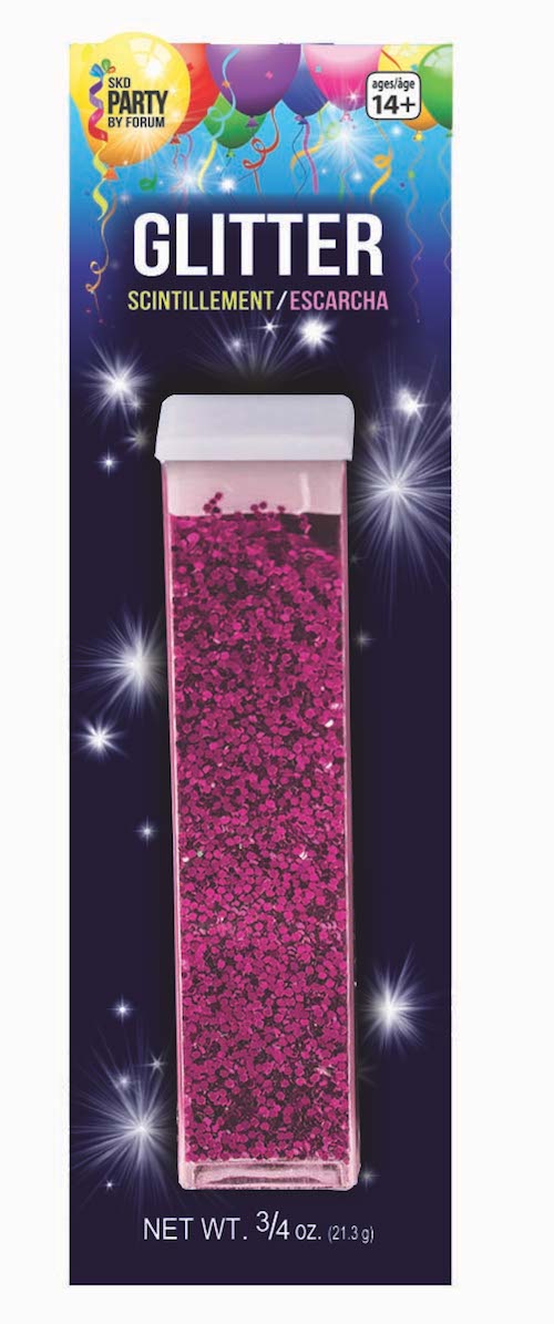 3/4 oz Tube Glitter Fuchsia