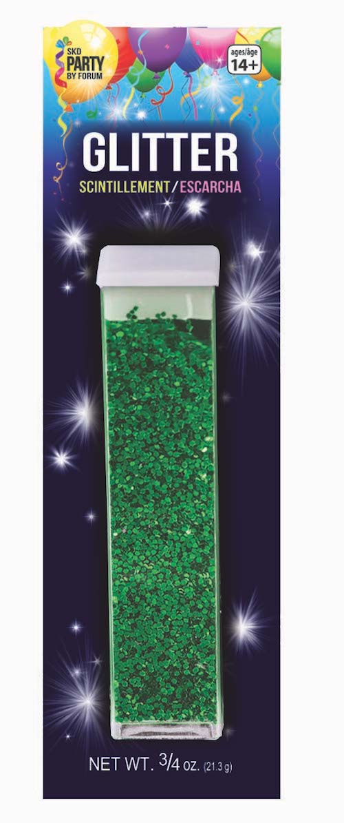 3/4 oz Tube Glitter Green